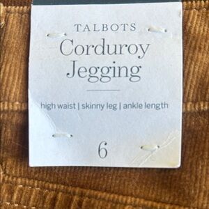 Talbots Brown Corduroy Jeggings